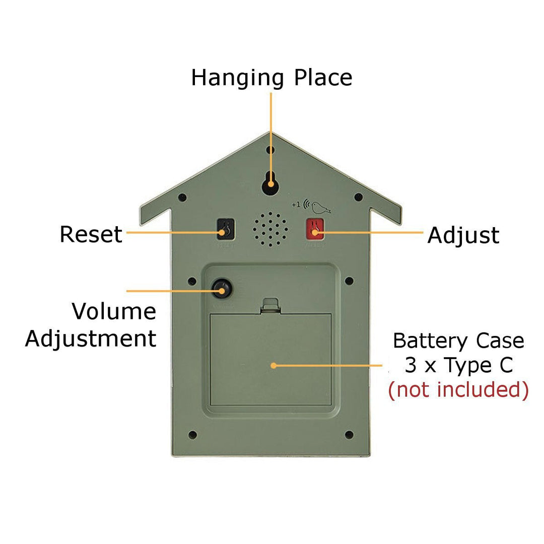 VrolijkTikt Cuckoo Clock – Traditional Wall Clock with Authentic Cuckoo Sound | Kalsten