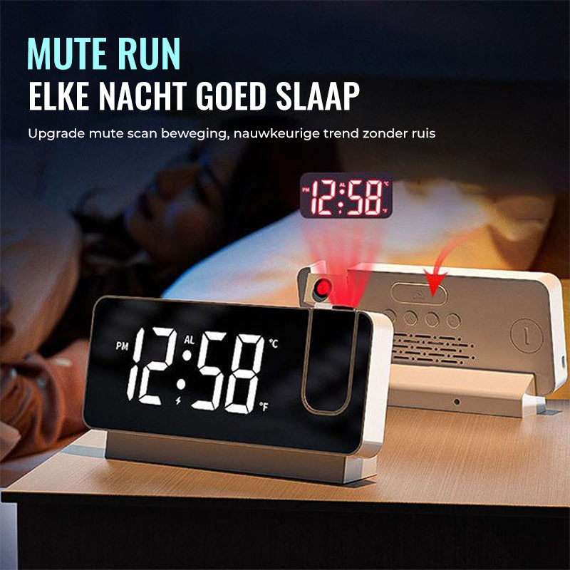 Modern Alarm Clock Projector | Multifunctional Alarm Clock with Projection | Kalsten