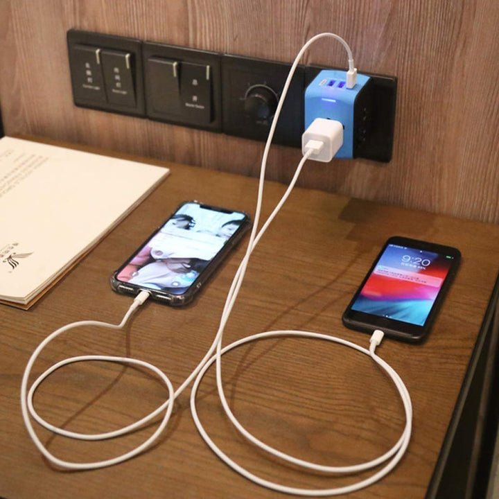 Universal Travel Adapter with Voltage Converter