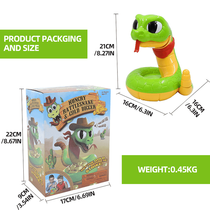 Electric tricky and creepy rattlesnake toy Kalsten