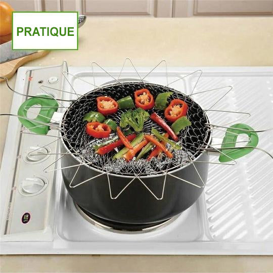 Frying Basket Chef Foldable in Stainless Steel | Kalsten