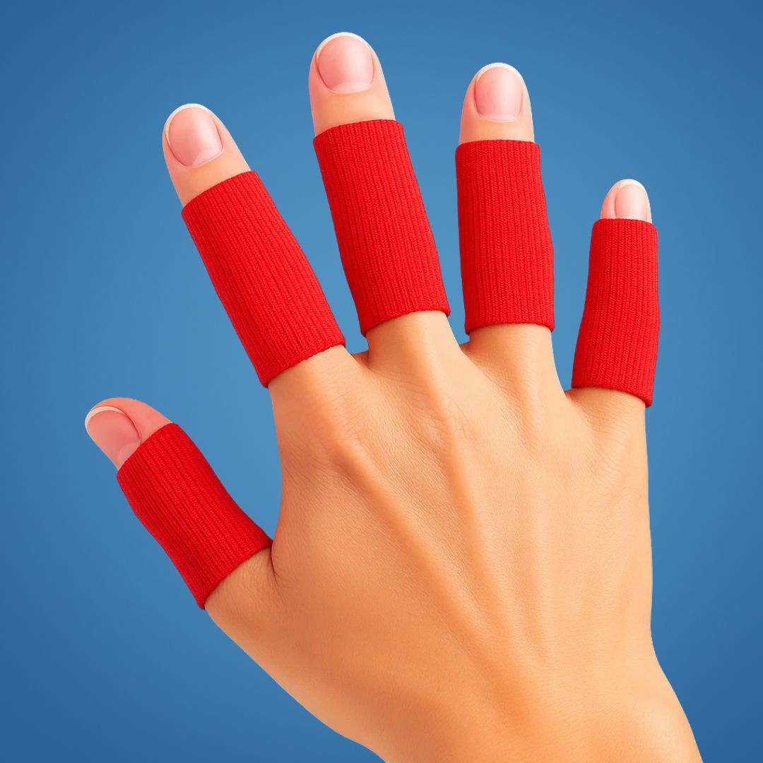FlexiGuard | Finger Protection Sleeves – Injury Prevention – Breathable Snug Fit - Keeps wounds and bandages in place – Sports and Daily Comfort Kalsten