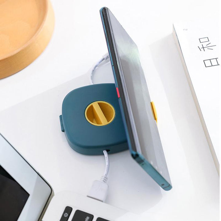2 in 1 Cable Reel with Mobile Phone Stand | Kalsten