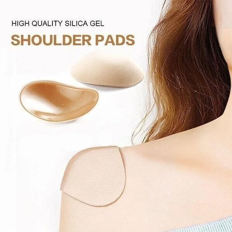 NATURALLY SOFT, NON-SLIP SHOULDER PADS