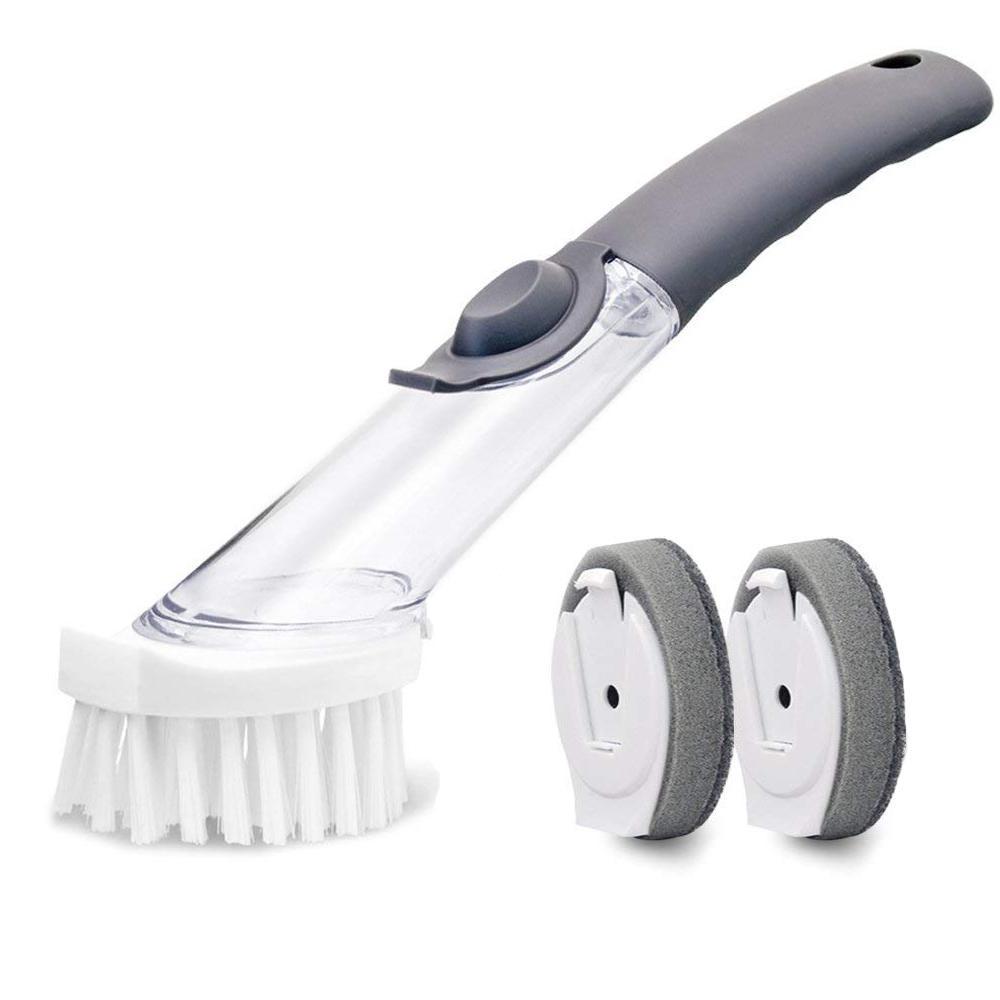 Dish Brush with Detergent Dispenser | Kalsten