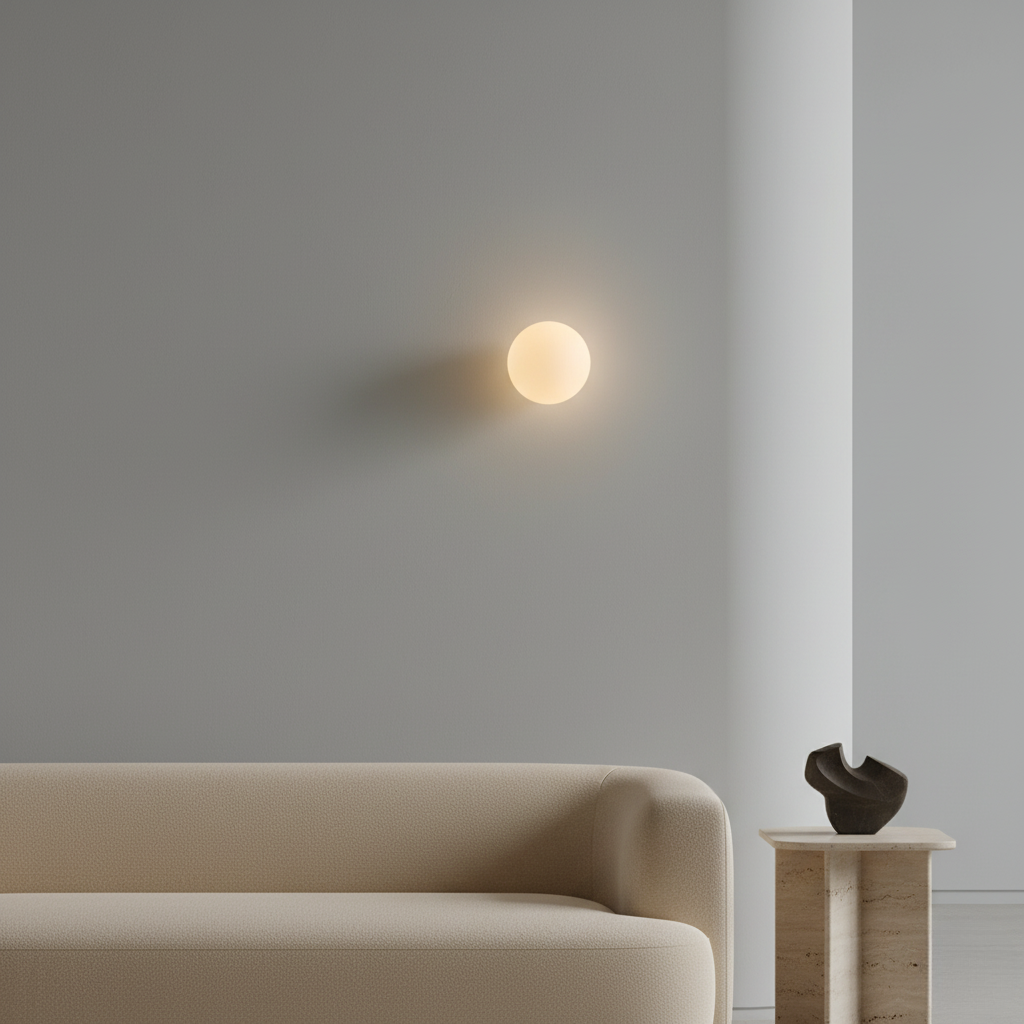 Solstice Frosted Glass Wall Sconce