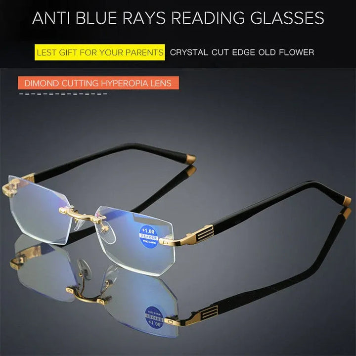 Kalsten | Progressive reading glasses with high hardness and anti-blue light filter for distance and near viewing