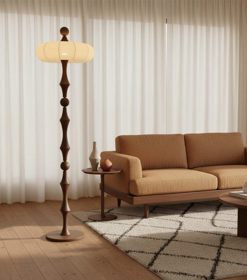 Milo Sculptural Retro Floor Lamp