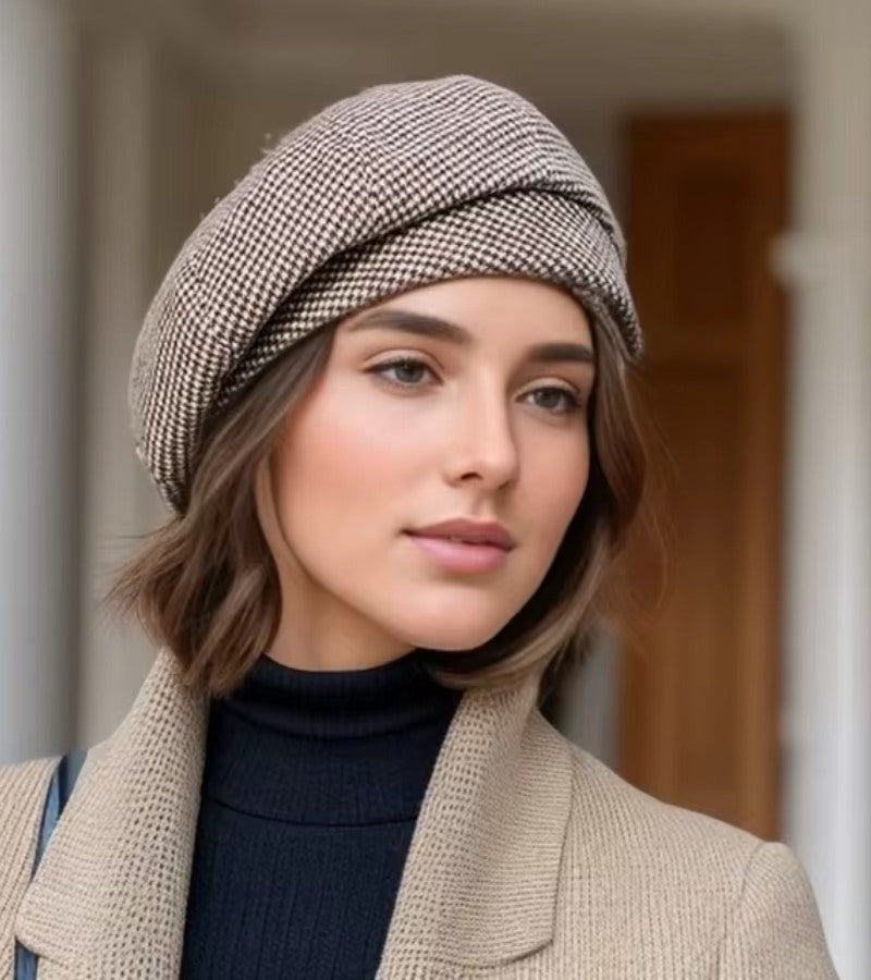 Kalsten | Women’s Elegant Cap | Parisian Chic Style | Breathable Soft Fabric | One Size