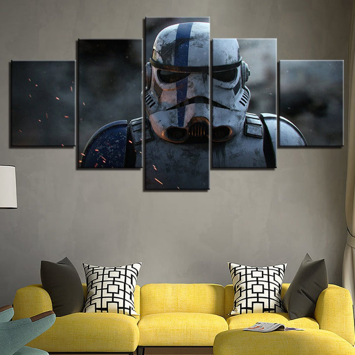 Kalsten | Stormtrooper Star Wars - 5 Piece Canvas Wall Art - High-Resolution Print