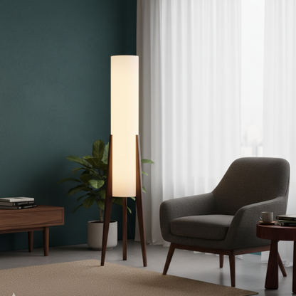Walnut Nordic Retro Floor Lamp