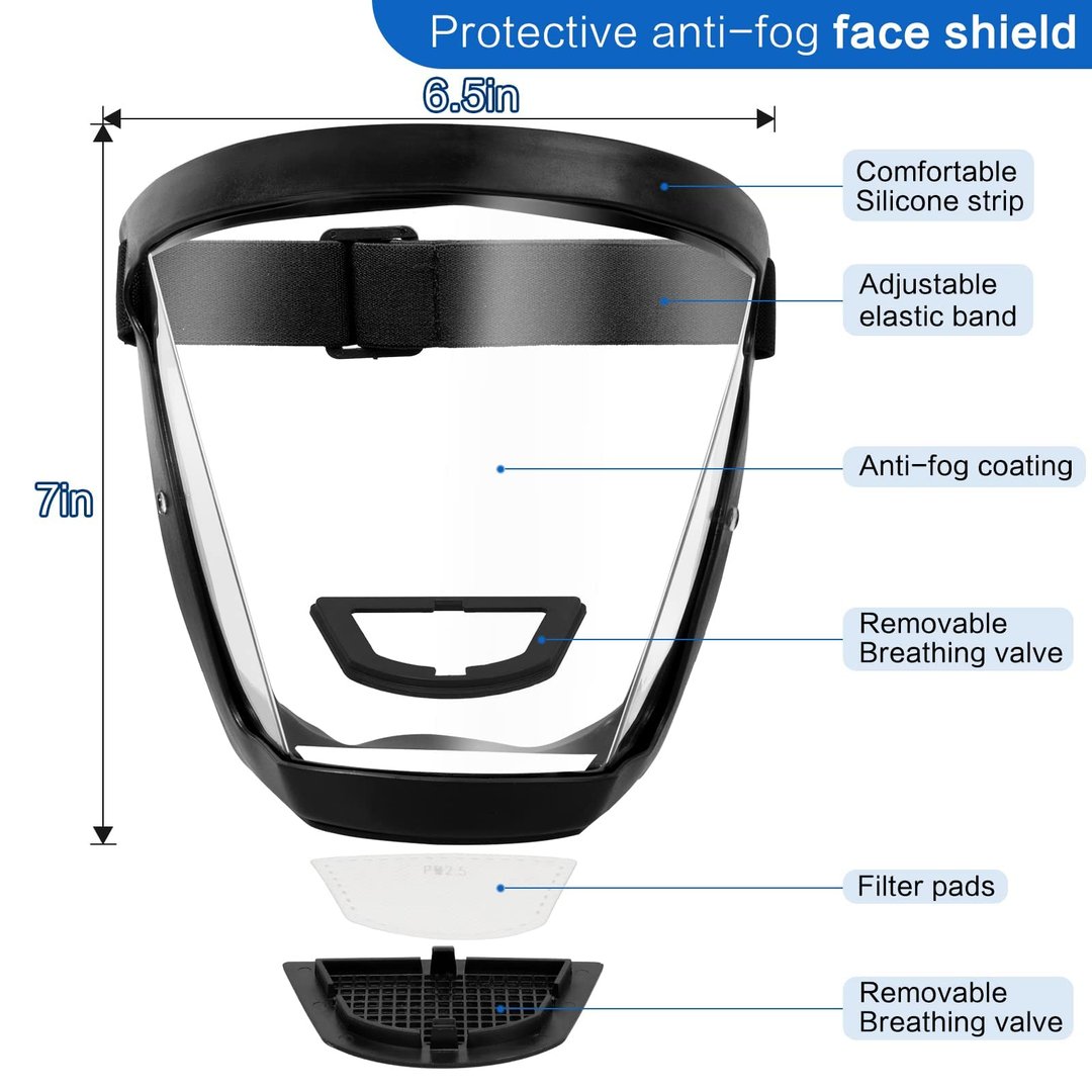 Kalsten | ANTI-FOG PROTECTIVE FULL FACE SHIELD