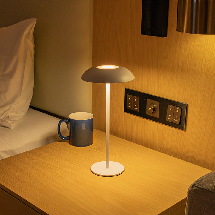 Orbella cordless LED table lamp with touch control – Elegant round modern design | Kalsten