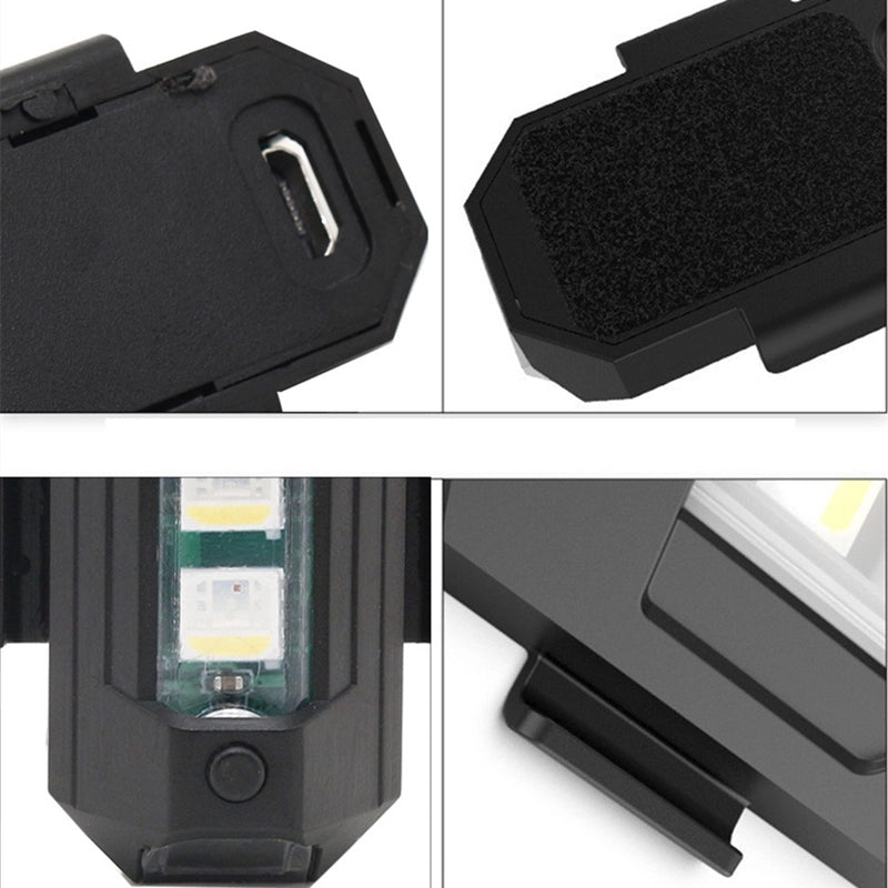 Kalsten | 7 Colour LED Aircraft Strobe Light with USB Charging