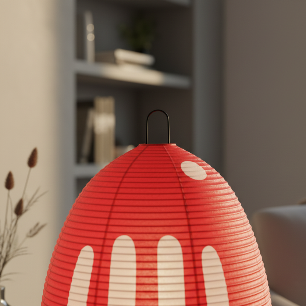 Yunari Haze Wabi-Sabi Rice Paper Lamp
