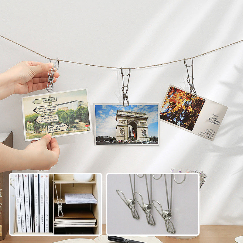 Stainless steel heel wire clip (10 pieces) | Kalsten