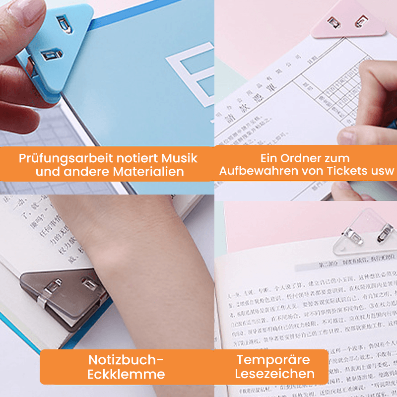 Triangular Data Closure Clips (5 Pieces) | Kalsten