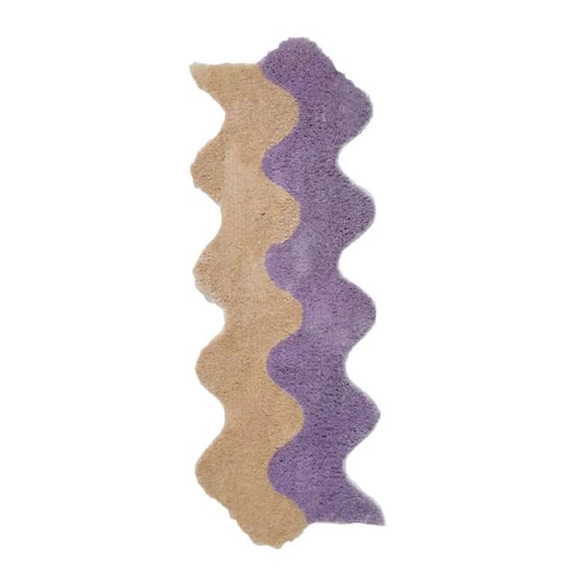 Kalsten | Abstract Color Block Rug made of Cotton-Polyester