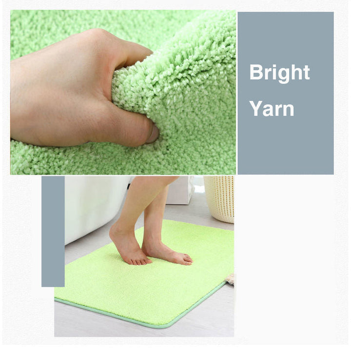 Kalsten | Feblilac Solid Color Tufted Bath Mat, Multiple Sizes Bath Mat, Pure Non-Slip Bath Mat
