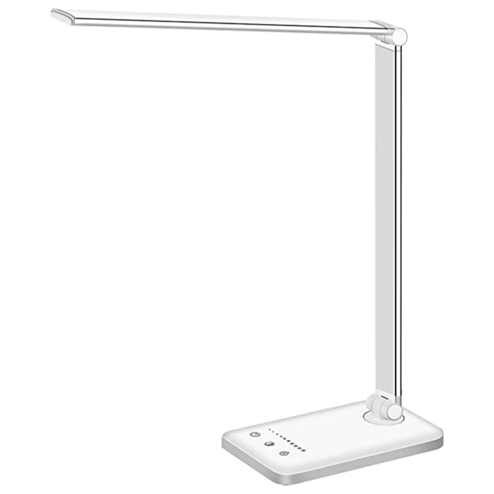 LED Desk Lamp - Table Lamp with USB Charging Port, 5 Light Settings and Brightness Levels Kalsten