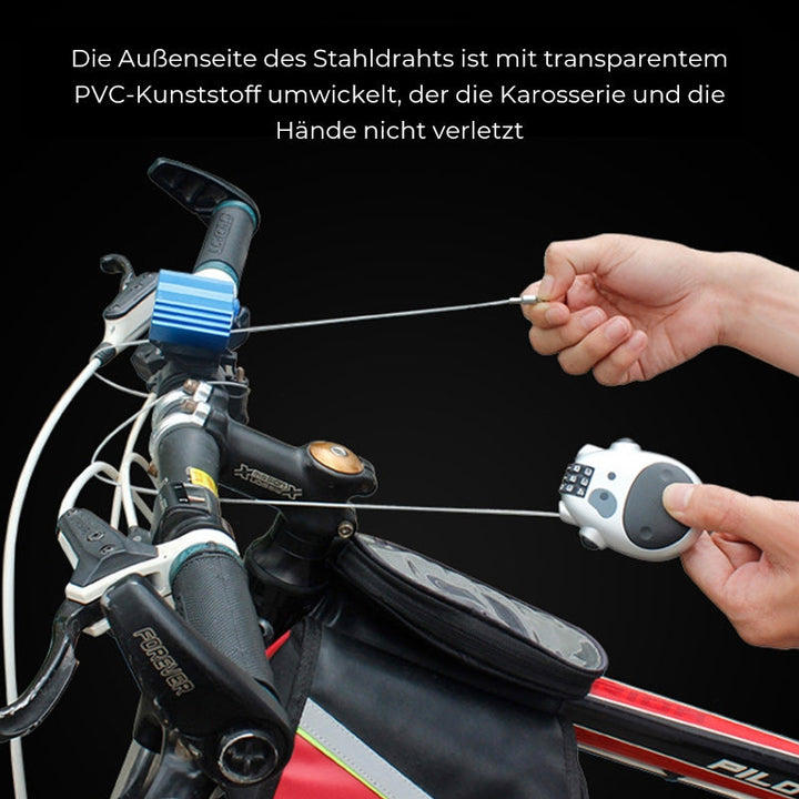 Portable theft-proof telescopic wire lock | Kalsten