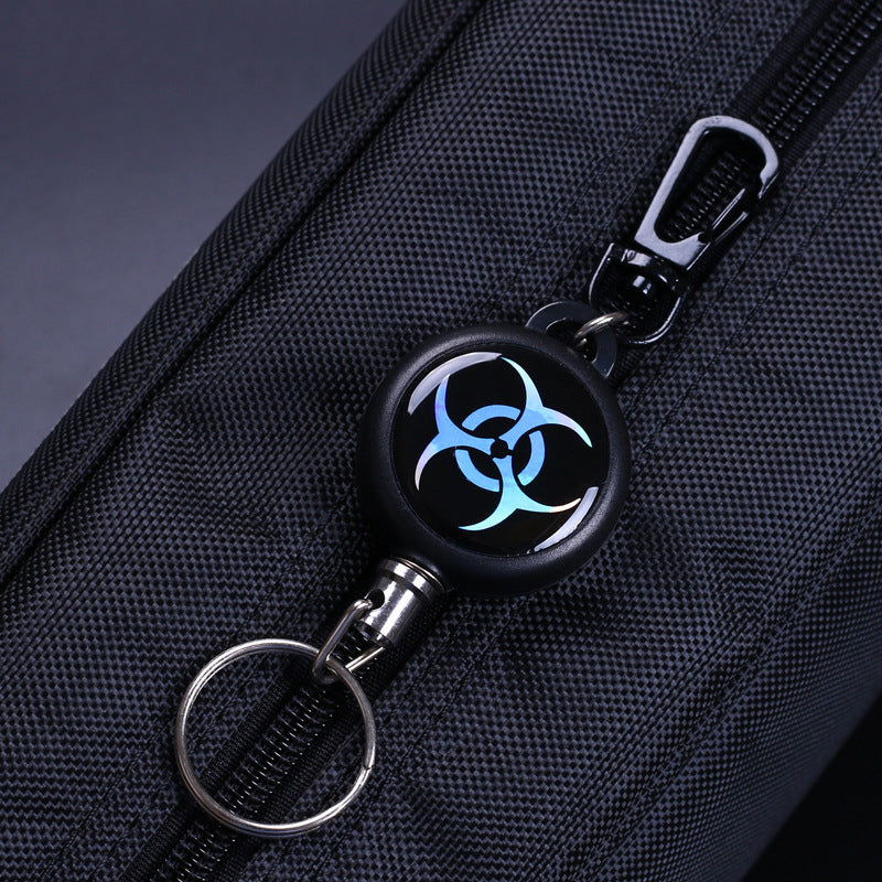 Keychain with retractable wire rope (3 pieces) | Kalsten