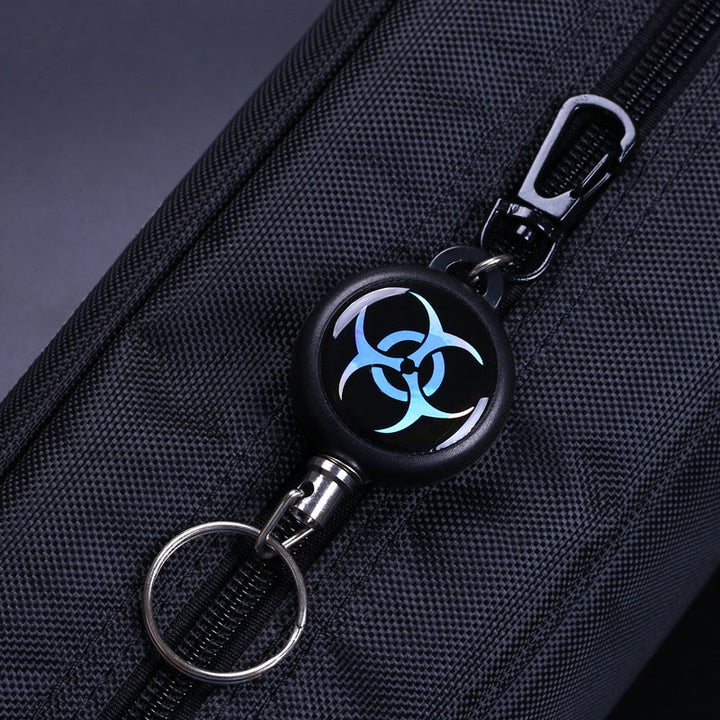 Keychain with retractable wire rope (3 pieces) | Kalsten