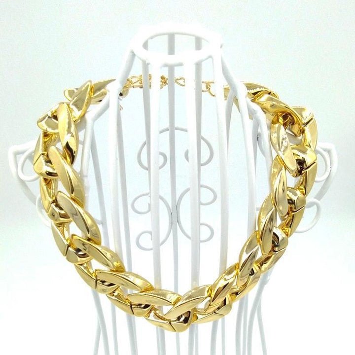 Noxord | Pet Jewelry Thick Gold Chain Collar