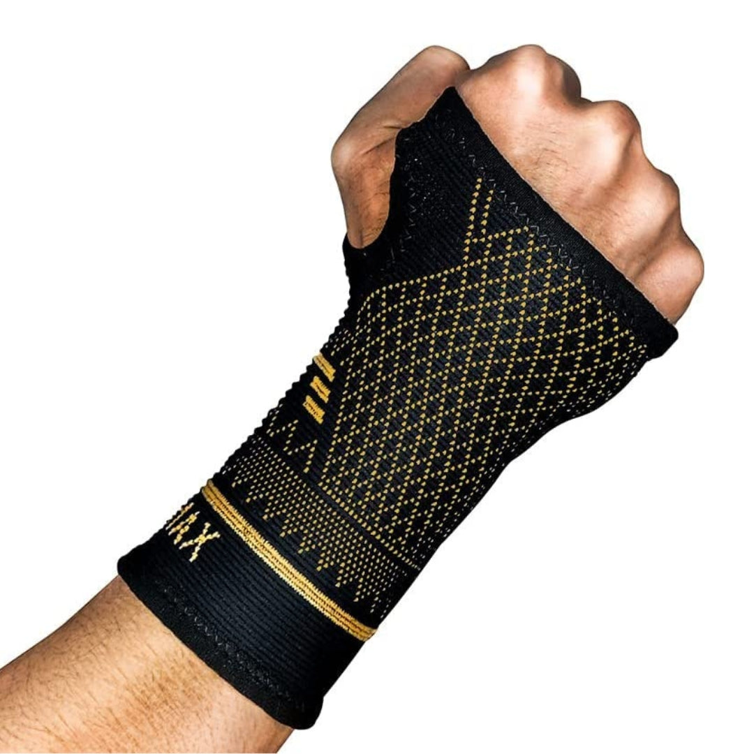 Skanto | FlexSupport Wrist Brace with Heat Pad for Back Pain – Breathable Support for Injuries, Chronic Pain, and Post-Surgery Rehabilitation