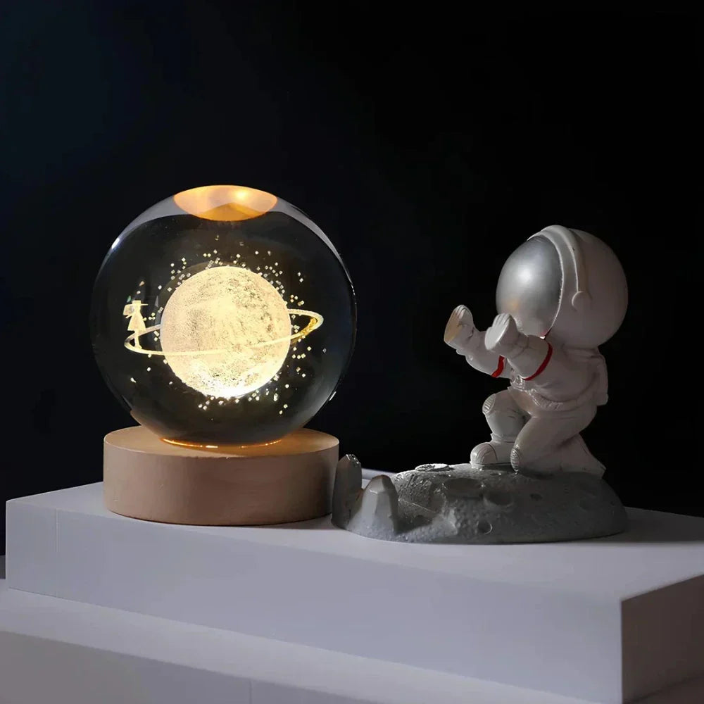 3D Crystal Ball LED Night Light Kalsten