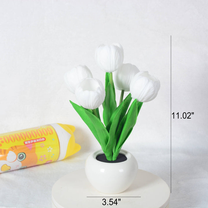 Kalsten | Modern Creative Simulation Tulip Peony LED Night Light Table Lamp