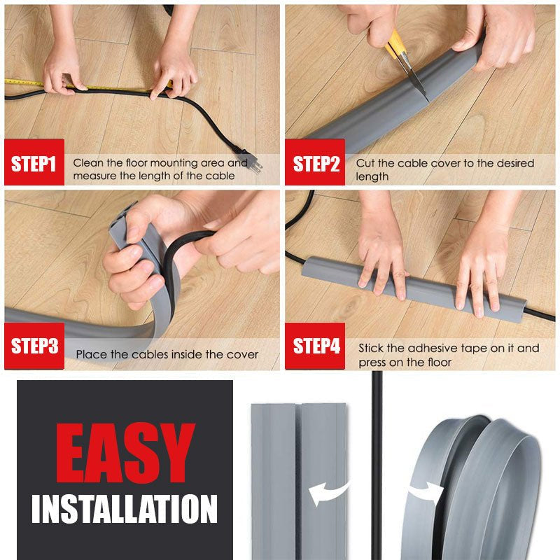 Self Adhesive Floor Cable Cover | Kalsten