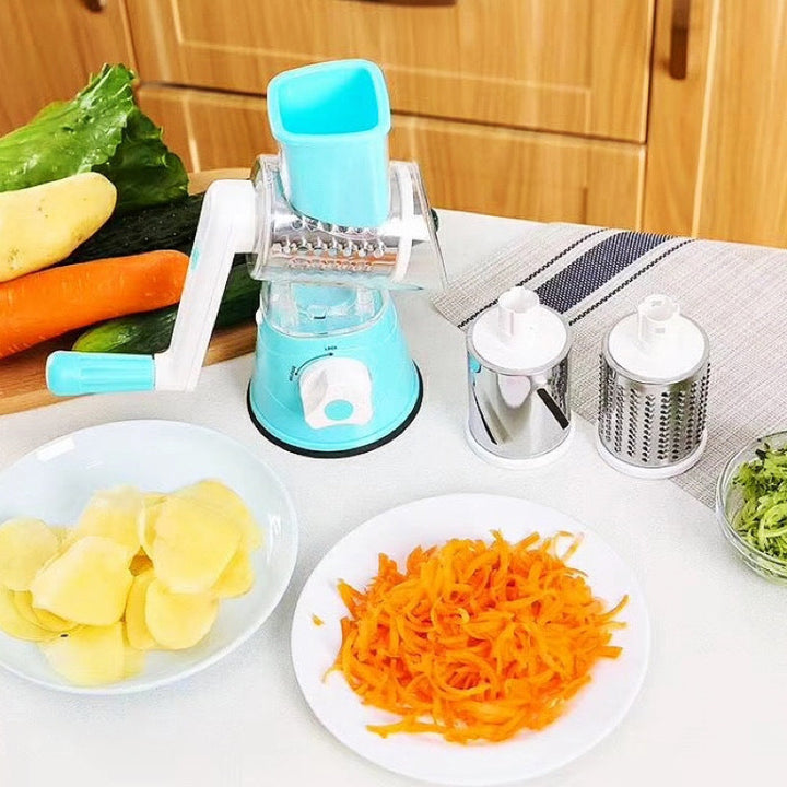 3-in-1 rotary cheese grater vegetable slicer | Kalsten