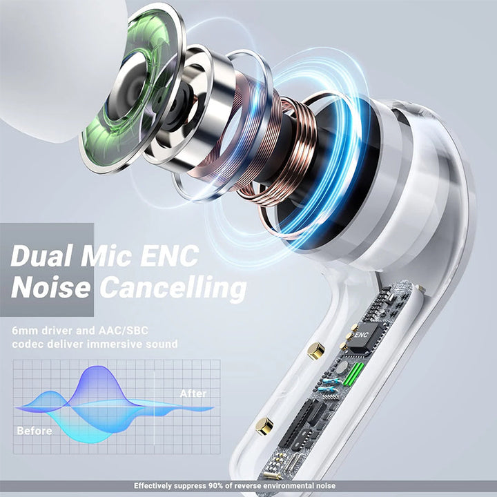Kalsten | Bluetooth headphones with ENC noise cancellation