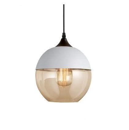 Kalsten | Hand-Blown Glass & Wood Pendant Light Adjustable
