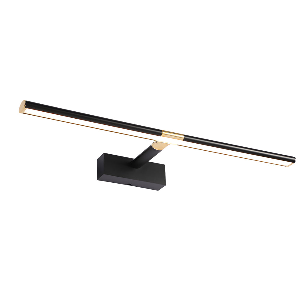Retractable LED Bathroom Vanity Light with Adjustable Rod and Matte Finish | Kalsten