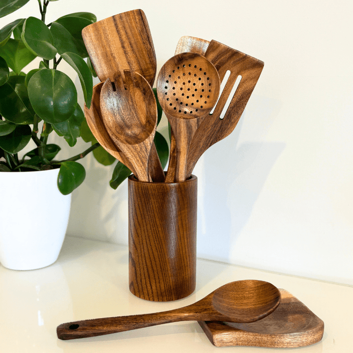 Sustainable 3-Piece Cooking Utensil Set