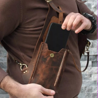 BowLift | Medieval Steampunk Retro Shoulder Bag with Shoulder Strap