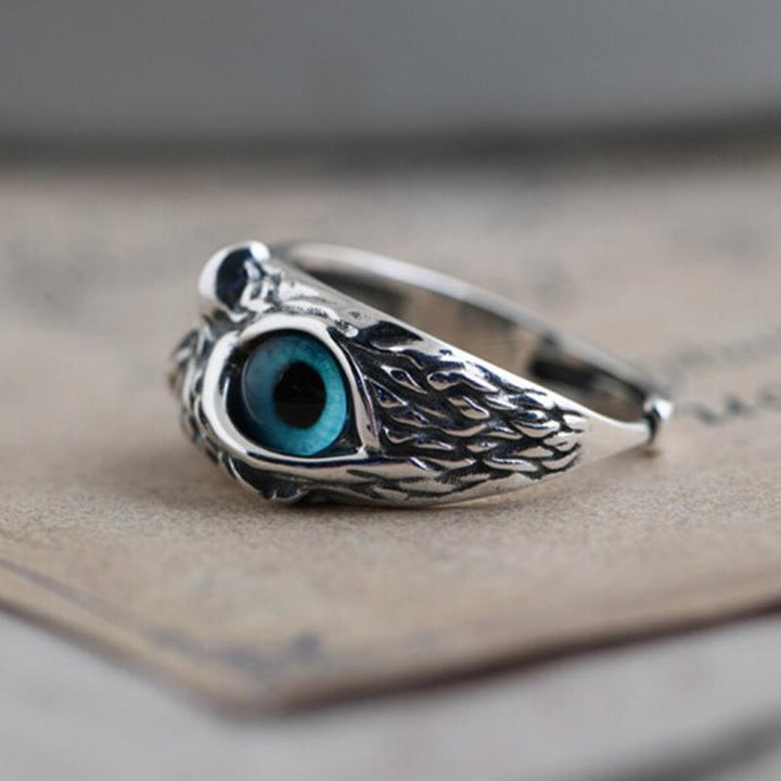 Owl Ring Demon Eye Adjustable | Kalsten
