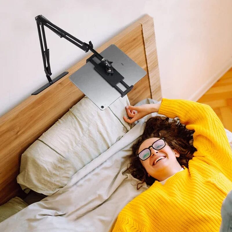Hidden, extendable table tablet and phone holder | Kalsten