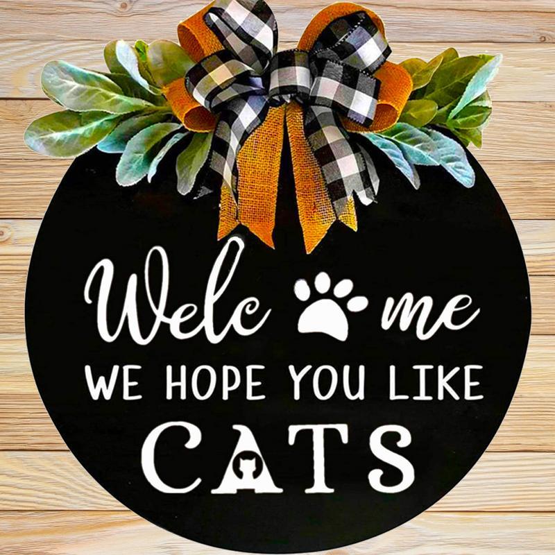 Wooden Welcome Panel on Animals | Kalsten