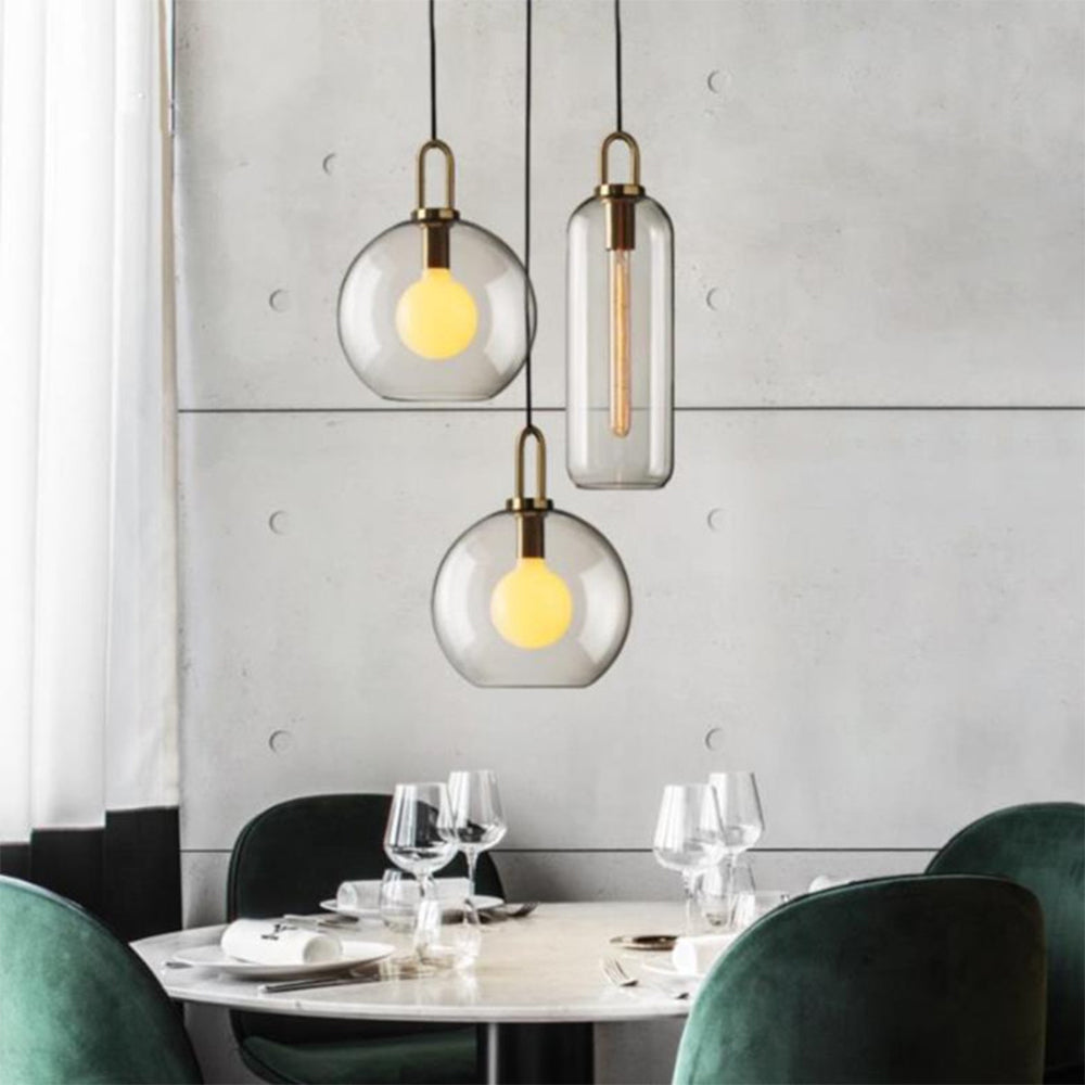 Modern Glass Living Room Pendant Light | Kalsten