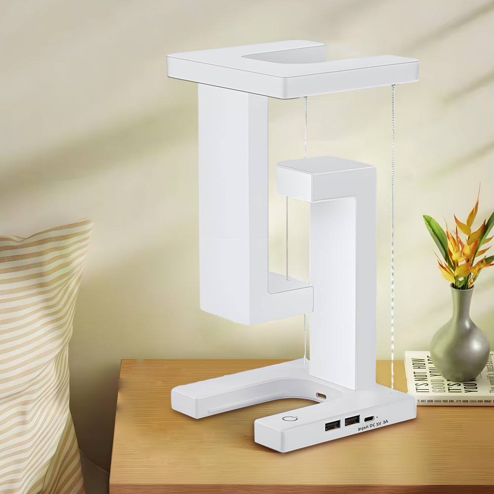 Futuristic table lamp with hovering technology | Kalsten