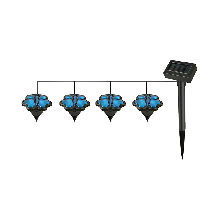 Waterproof 4 Resin Birds Snails Butterflies Ladybugs Solar Garden Lights | Kalsten