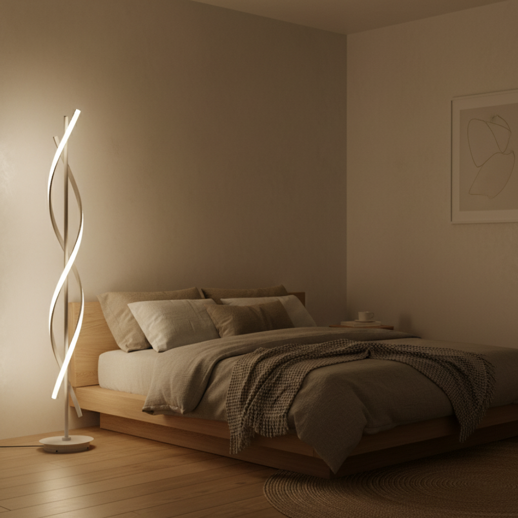 Astra Helix Sleek Floor Lamp