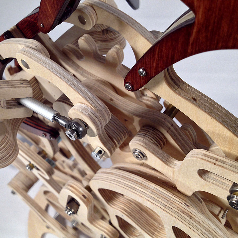 Kalsten | Wood Kinetic Hummingbird Sculpture