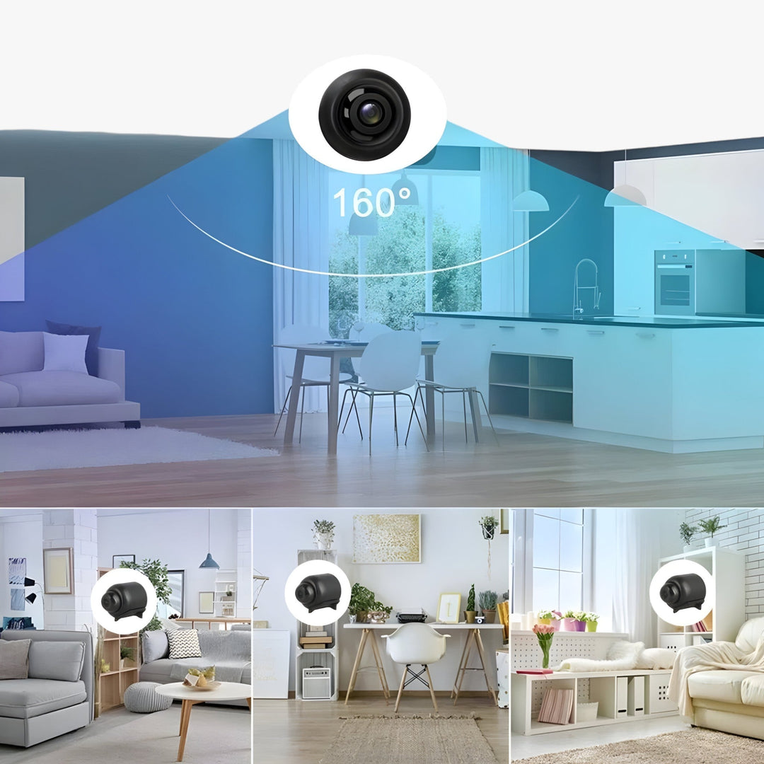 Uniko HD Mini Security Camera – Wireless 1080P Surveillance with Night Vision & Motion Detection | Kalsten