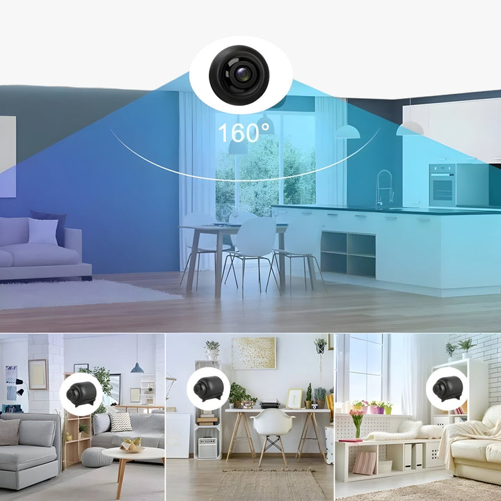 Uniko HD Mini Security Camera – Wireless 1080P Surveillance with Night Vision & Motion Detection | Kalsten