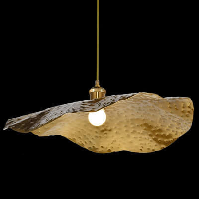 Pendant Light Electroplated Iron 11.8 in Adjustable Modern Living Room Restaurant Bar Hanging Ceiling Lamp | Kalsten