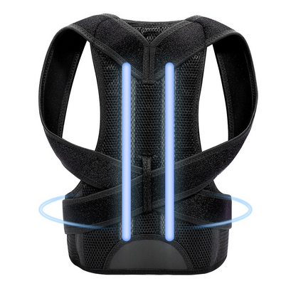 Skanto | Posture Correcting Back Brace – Adjustable Lumbar Support Belt for Back Pain Relief & Spine Alignment | Unisex UK